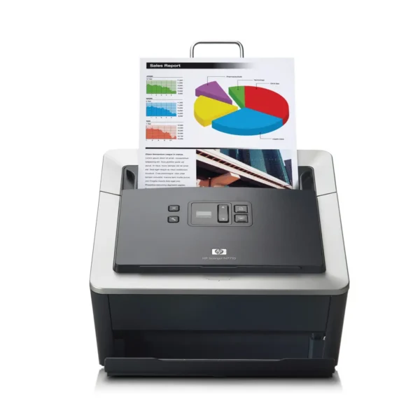 HP Scanjet N7710 Sheet-fed scanner 600 x 600 DPI A4 Black, Grey