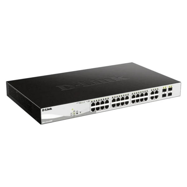 D-Link 28-Port Gigabit PoE Smart Managed Switch including 4 Combo Ports