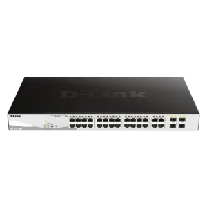 D-Link 28-Port Gigabit PoE Smart Managed Switch including 4 Combo Ports
