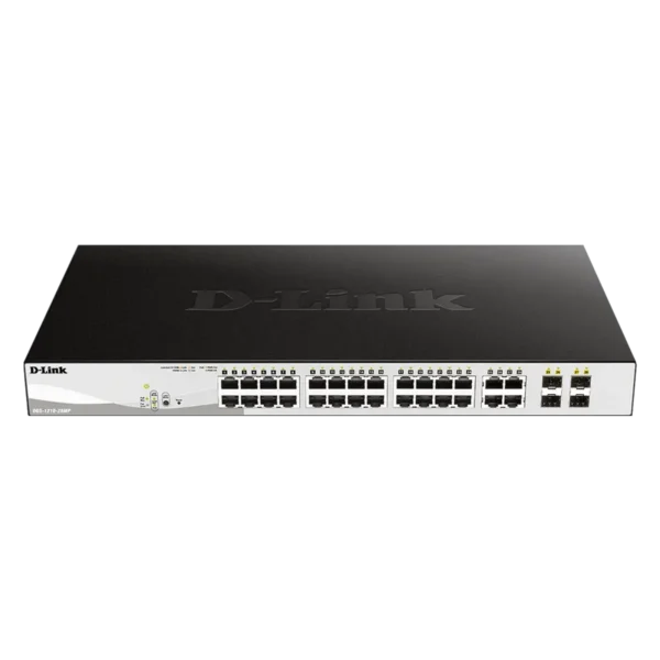 D-Link 28-Port Gigabit PoE Smart Managed Switch including 4 Combo Ports