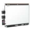 Nobo Prestige Enamel Magnetic Whiteboard 900x600mm with Connex Trim