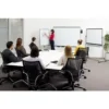 Nobo Prestige Enamel Magnetic Whiteboard 900x600mm with Connex Trim