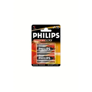 Philips PowerLife LR14PB2C C Alkaline Battery