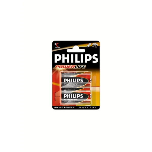 Philips PowerLife LR14PB2C C Alkaline Battery