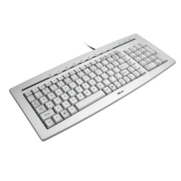 Trust Slimline keyboard USB QWERTY Silver