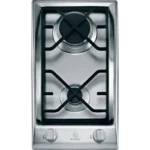 Indesit DP 2GS (IX) Stainless steel Built-in 28.8 cm Gas 2 zone(s)