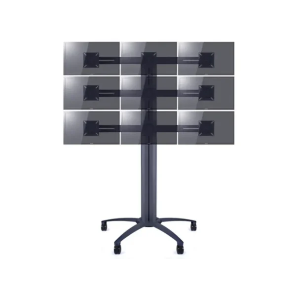 Multibrackets M Public Display Stand Triple Screen Mount 10″-24″ Silver
