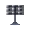 Multibrackets M Public Display Stand Triple Screen Mount 10″-24″ Silver