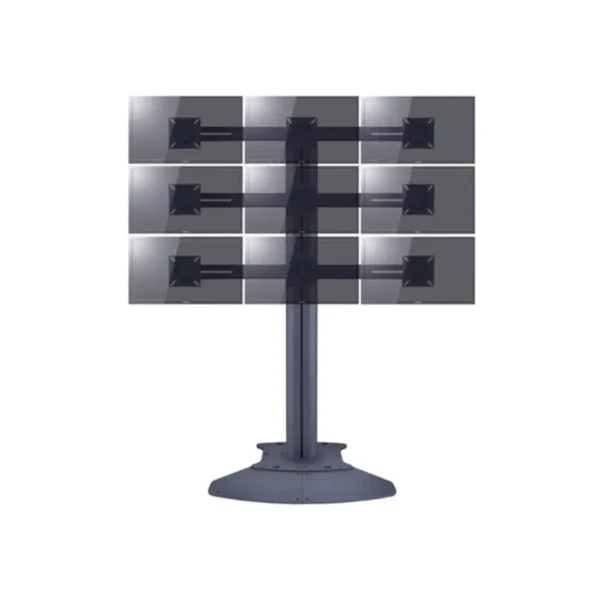 Multibrackets M Public Display Stand Triple Screen Mount 10″-24″ Silver