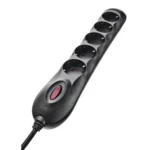 Trust 5 Port Surge Guard Black 5 AC outlet(s) 220 V