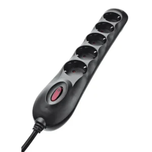 Trust 5 Port Surge Guard Black 5 AC outlet(s) 220 V