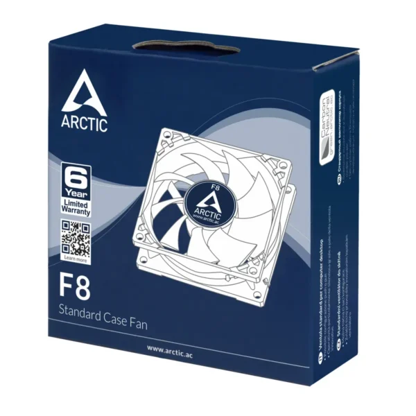 ARCTIC F8 – 3-Pin fan with standard case
