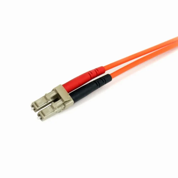 StarTech.com 1m Fiber Optic Cable – Multimode Duplex 62.5/125 LSZH Fiber Jumper Cord – LC/ST