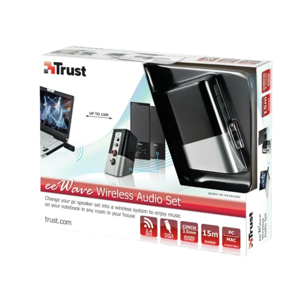 Trust FreeWave Wireless Audio Set Black, Silver