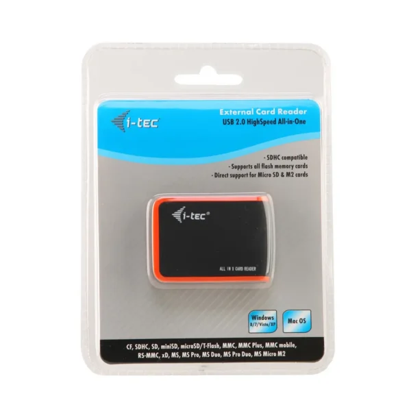 i-tec USB 2.0 external card reader