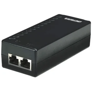 Intellinet Power over Ethernet (PoE) Injector, 1 Port, 48 V DC, IEEE 802.3af Compliant