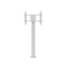 Multibrackets M Public Display Stand Pillar 210 Silver, incl, 220V Power Rail