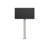 Multibrackets M Public Display Stand Pillar 210 Silver, incl, 220V Power Rail