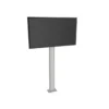 Multibrackets M Public Display Stand Pillar 210 Silver, incl, 220V Power Rail