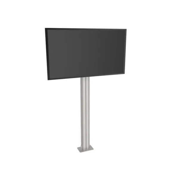 Multibrackets M Public Display Stand Pillar 210 Silver, incl, 220V Power Rail