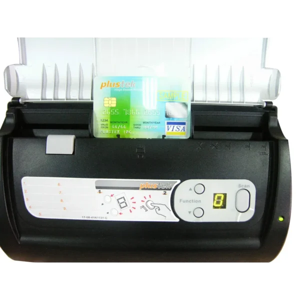 Plustek SmartOffice PS286 Plus ADF scanner 600 x 600 DPI A4 Black, Silver