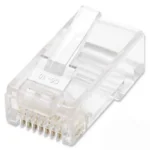 Intellinet RJ45 Modular Plugs, Cat5e, UTP, 2-prong, for stranded wire, 15 µ gold plated contacts, 100 pack
