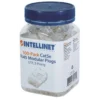 Intellinet RJ45 Modular Plugs, Cat5e, UTP, 2-prong, for stranded wire, 15 µ gold plated contacts, 100 pack