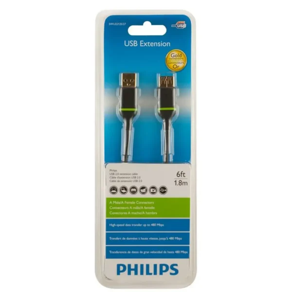 Philips USB 2.0 cable SWU2212S/27