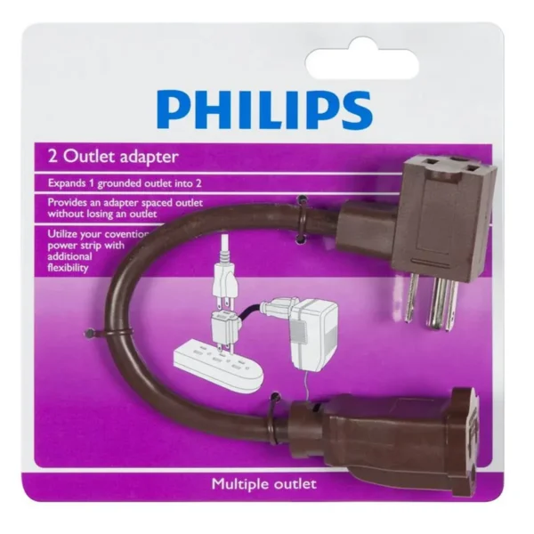 Philips SPS1020N/17 power plug adapter Type B Brown
