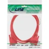 InLine null modem cable DB9 Pin female / female, molded, red, 3m