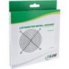 InLine Fan Grill Metal, black, 140x140mm