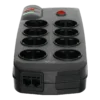 Trust Energy Saving 8 Port Surge Guard Black 8 AC outlet(s)