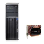 HP Z400 + ATI FirePro V5700 Intel® Xeon® 3000 Sequence W3520 3 GB DDR3-SDRAM Minitower Workstation