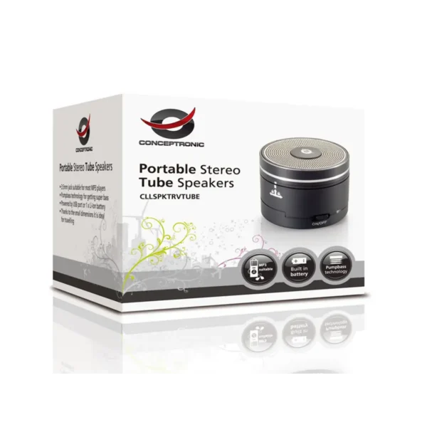 Conceptronic Portable Stereo Tube Speakers
