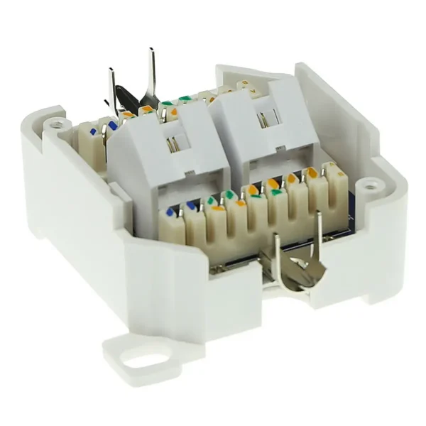 ACT Surface mounted box unshielded 2 ports German Style