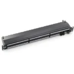 Equip 24-Port Cat.6A Shielded Patch Panel, Light Grey