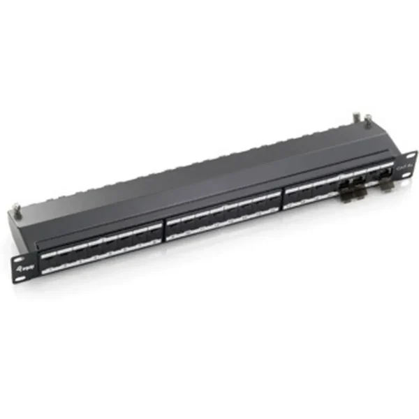 Equip 24-Port Cat.6A Shielded Patch Panel, Light Grey