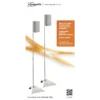 Vogel’s VLS 615 Loudspeaker stand (2x) silver