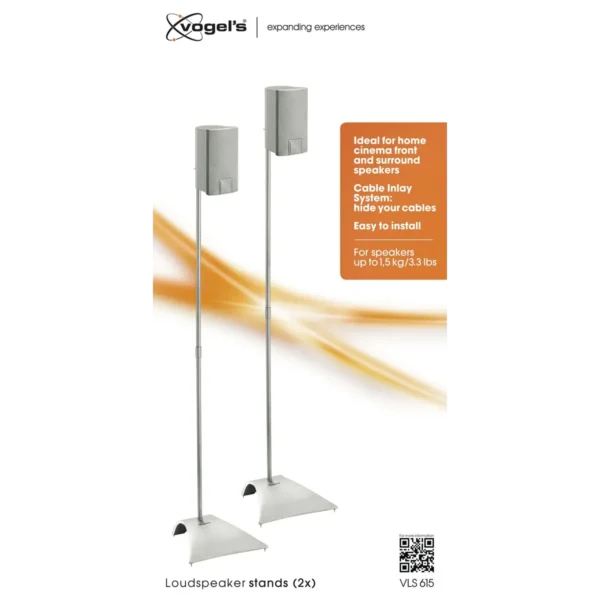 Vogel’s VLS 615 Loudspeaker stand (2x) silver