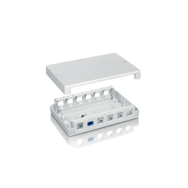 Equip 12-Port Keystone Jack Surface Mount Box