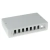 ACT Surface mounted box unshielded 8 ports CAT5E