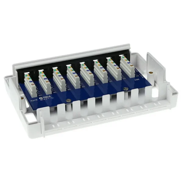 ACT Surface mounted box unshielded 8 ports CAT5E