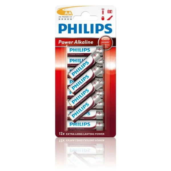 Philips Power Alkaline Battery LR6P12B/10