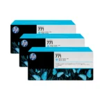 HP 771 3-pack 775-ml Light Cyan Designjet Ink Cartridges CR255A print head Inkjet printing