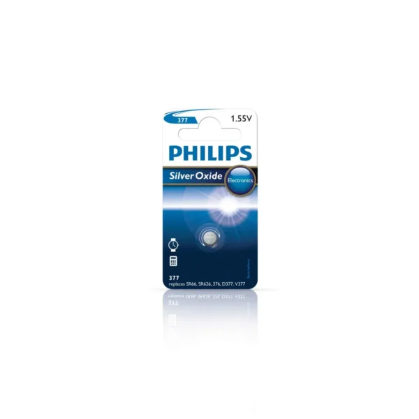 Philips Minicells Battery 377/01B