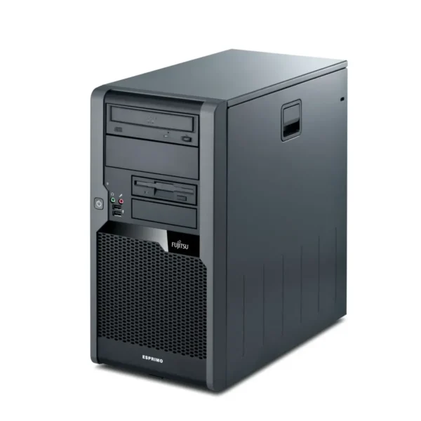 Fujitsu ESPRIMO P5730 Intel® Pentium® E5300 2 GB DDR2-SDRAM 160 GB Intel® GMA 4500M Windows 7 Professional Micro Tower PC Black