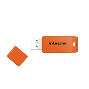 Integral 8GB USB2.0 DRIVE NEON ORNG
