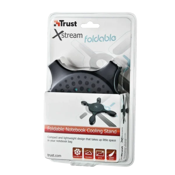 Trust Xstream laptop cooling pad 35.6 cm (14″) Black