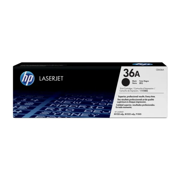 HP 36A Black Original LaserJet Toner Cartridge