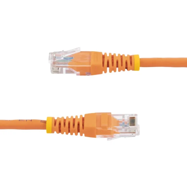 StarTech.com Cat5e Patch Cable with Molded RJ45 Connectors – 15 ft. – Orange